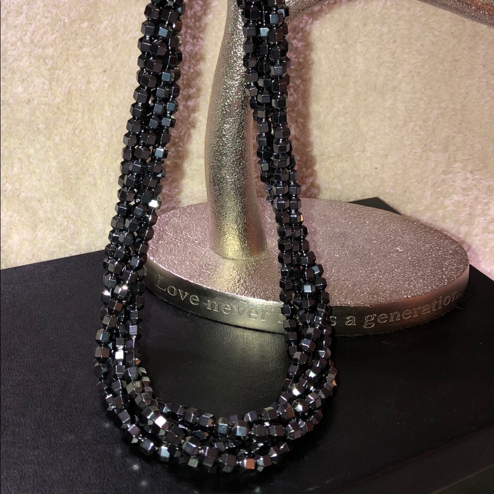 Hematite Multi Strand Necklace - image 3